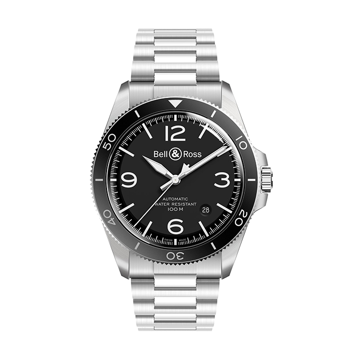 Bell Ross BRV2 92 Black Steel Bellagio Jewellers