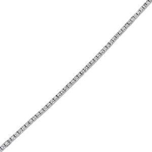 18ct White Gold Claw Set Diamond Tennis Bracelet