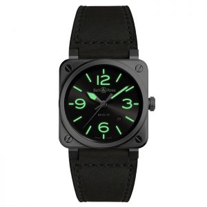 Bellagio_Bell & Ross BR03-92 Grey Lum Ceramic Watch