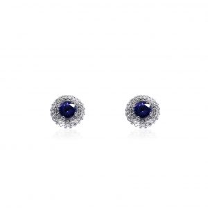 Bellagio_tanzanite_white Gold_diamond earrings