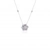 Bellagio_Selene_18ct White Gold Jagged Flower Diamond Pendant
