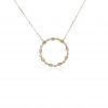 bellagio_yellow gold_diamond_circle pendant