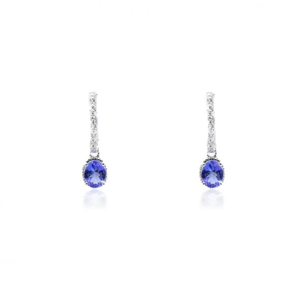 Tanzanite clearance leverback earrings