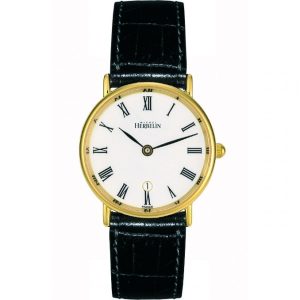 Herbelin Citadines White Dial Gold Plated Watch