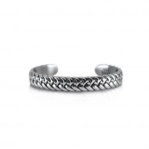 A.R.Z Stainless Steel Detailed Bangle