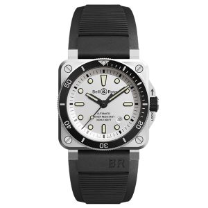 Bell & Ross BR0392 Diver White Stainless Steel Watch