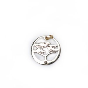 9ct Yellow Gold African Tree Of Life Pendant