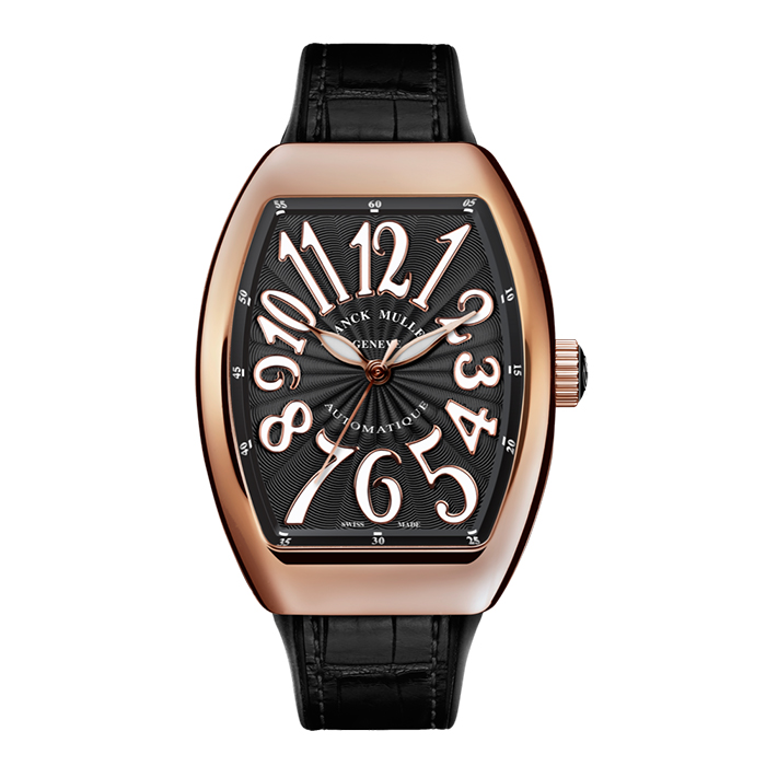 Franck Muller Vanguard 32 Black Dial 18ct Rose Gold Watch Bellagio Jewellers