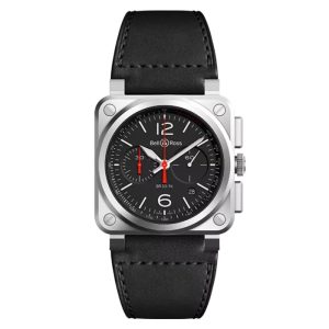 Bell & Ross Br0394 Chronograph Stainless Steel Watch