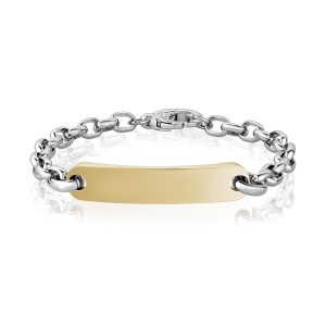 A.R.Z Stainless Steel ID Bracelet