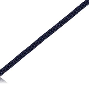 A.R.Z Stainless Steel 8mm Dome Link Bracelet