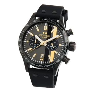 TW Steel Volante Chronograph Black/Gold Dial Stainless Steel Watch