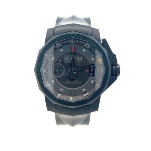 Pre Owned Corum Admirals Cup Seafender Centro Chronograph Black PVD Titanium Watch