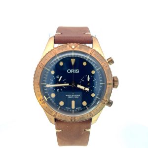 Pre Owned Oris Carl Brashear Chronograph Bronze Diver Watch