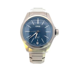 Pre Owned Oris Big Crown Propilot X Cal. 400 Blue Titanium Watch