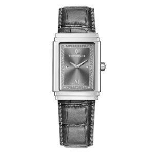Herbelin Art Deco Grey Dial Stainless Steel Watch