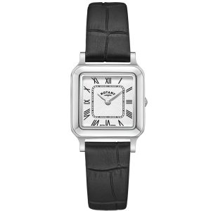 Rotary Cambridge Square S White Dial Stainless Steel Watch