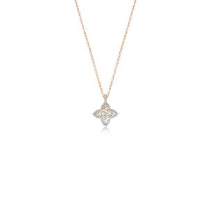 9ct Yellow Gold Claw Set Diamond Piccola Pendant