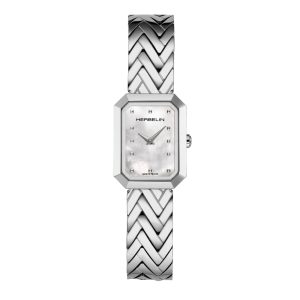 Herbelin Octogon Pearl Dial Stainless Steel Watch