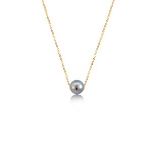 9ct Yellow Gold South Sea Akoya Pearl Pendant