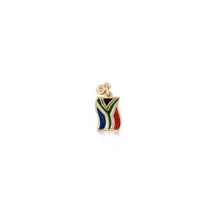 Diamond Enamel SA Flag Small Momenti Charm