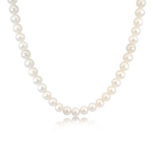 18ct Rose Gold Salt Water Pearl Necklace