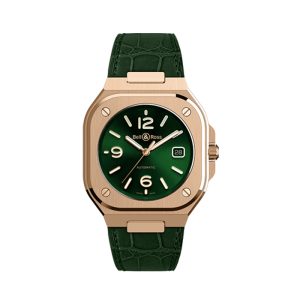 Bell & Ross BR05 Green Dial 18ct Rose Gold Watch