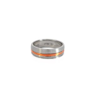 D-shaped 6mm Brushed Finish Comfy Fit Legend Gents Band