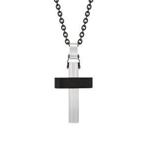 A.R.Z Stainless Steel Cross Pendant
