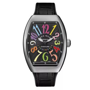 Franck Muller Vanguard 32 Colour Dreams Black Dial Stainless Steel Watch