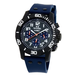 TW Steel Carbon Chronograph Navy Blue/Black Carbon Watch