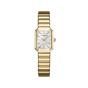 Herbelin Octogone Mop Dial Gold Plated Satinless Steel Watch
