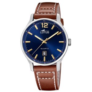 Lotus Correa Clasico GTS Blue Dial Stainless Steel Watch