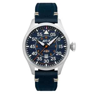 Avi-8 Clowes Automatic Blue Dial Stainless Steel Watch
