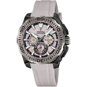 Festina Chrono Bike Grey Dial Stainless Steel Watch