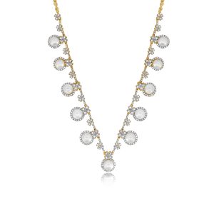 9ct Yellow Gold Multi Drop Fresh Water Pearl Lulua Necklace