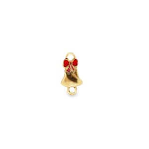 9ct Yellow Gold Limited Edition Christmas Bell Momenti Charm