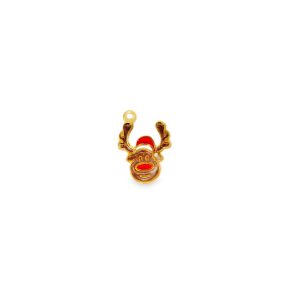 9ct Yellow Gold Limited Edition Christmas Rudolph Charm