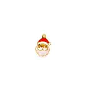9ct Yellow Gold Limited Edition Christmas Santa Momenti Charm